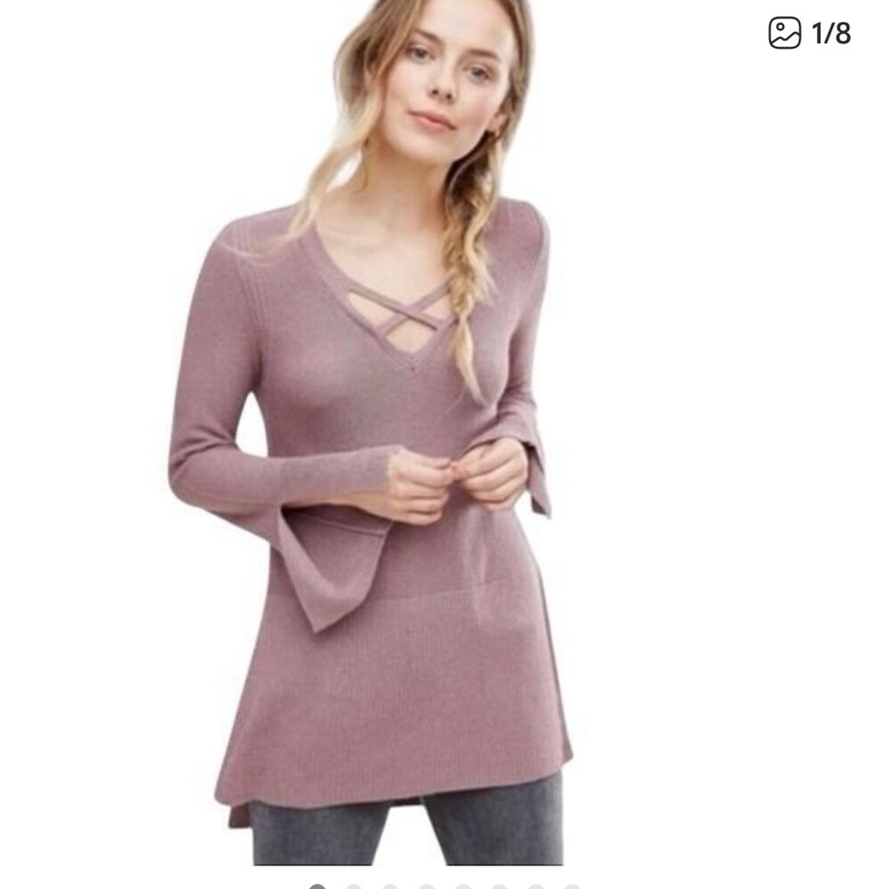 Free People Dusty Pink Tunic Top